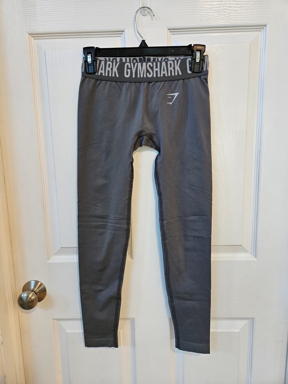 Gymshark Gray Compression Leggings Women's Size Small High Rise Athletic Pants